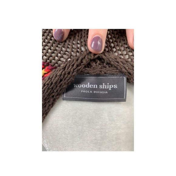 Wooden Ships Crochet Asymmetrical Top - Picture 5 of 6